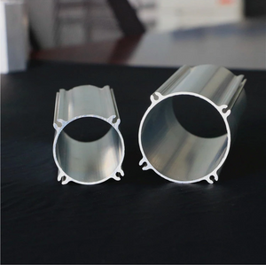 Silberner Zylindertyp Aluminium-Metall-Strangpressprofil