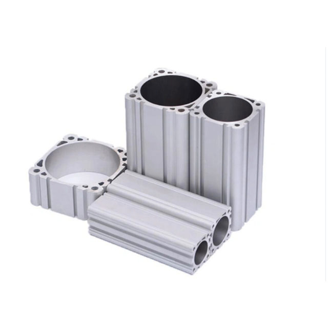 Aluminium-Zylinder-Bohrprofil Kundenspezifische Abmessungen eloxiert