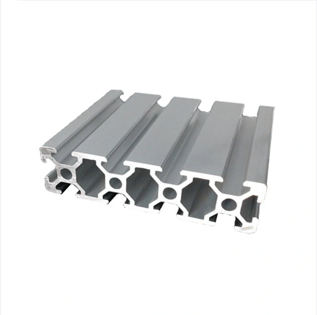 Graue Pulverbeschichtung Aluminium-Extrusionsprofil Workbench-Slot-System