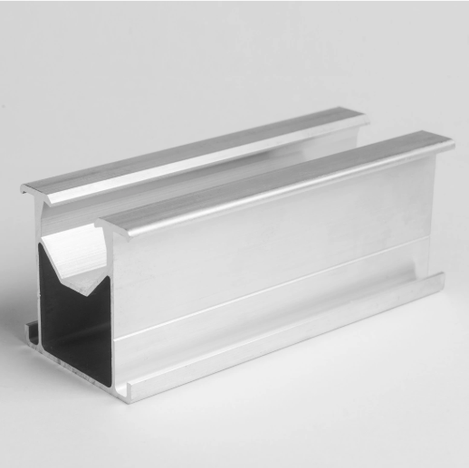 Silber eloxierte Korrosionsschutzschiene Aluminium-Extrusion Solar-Montagesystem