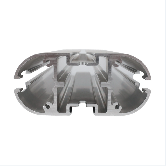 Extra breites, funktionales, kundenspezifisches CNC-Rohr-Aluminium-Strangpressprofil