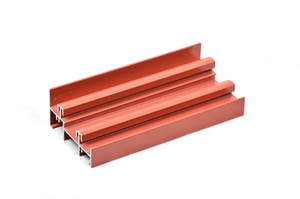 Fluorocarbon-lackiertes kundenspezifisches rotes Extrusionsfenster-Rahmenaluminiumprofil