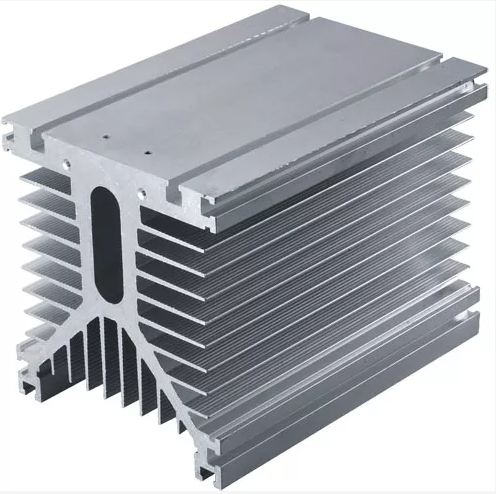 Aluminiumkühlkörper Kundenspezifisches CNC-Bearbeitungsprofil für SSR