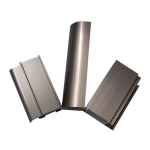 6061 6063 Aluminium-Strangpress-Stahl poliert für seitlich aufgehängte Tür-Witwen-Profil