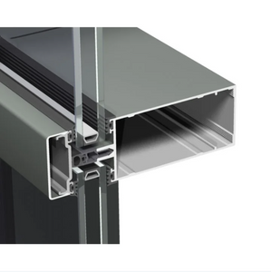 Aluminium-Vorhang-Wand sichtbares Konstruktionsrahmen extrudiertes Profil